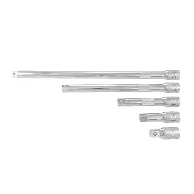 5 PIECE 1/2" DRIVE CHROME EXTENSION SET