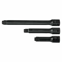 3 PIECE 1/2" DRIVE STANDARD EXTENSION IMPACT SET