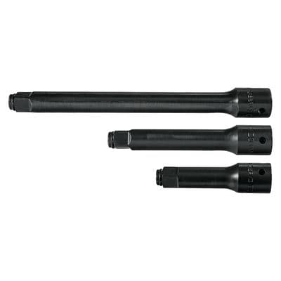 3 PIECE 1/2" DRIVE STANDARD EXTENSION IMPACT SET