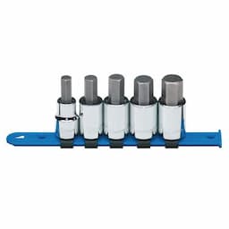 1/2" DRIVE 5 PIECE METRIC HEX BIT DRIVER SET