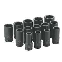3/4" DRIVE 14 PIECE SAE 6 POINT DEEP ADV IMPACT SOCKET SET