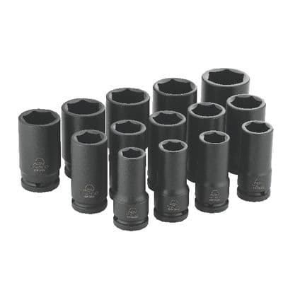 3/4" DRIVE 14 PIECE SAE 6 POINT DEEP ADV IMPACT SOCKET SET