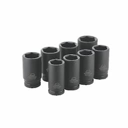 3/4" DRIVE 8 PIECE METRIC 6 POINT DEEP ADV IMPACT SOCKET SET