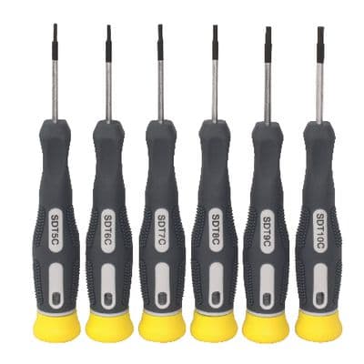 6 PIECE MINI TORX® SCREWDRIVER SET
