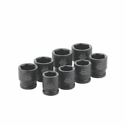 3/4" DRIVE 8 PIECE METRIC 6 POINT ADV IMPACT SOCKET SET