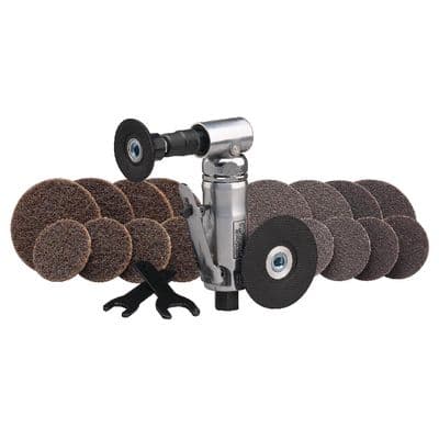 .33 HP PNEUMATIC  90° RIGHT ANGLE MINI SILVER EAGLE® DIE GRINDER KIT