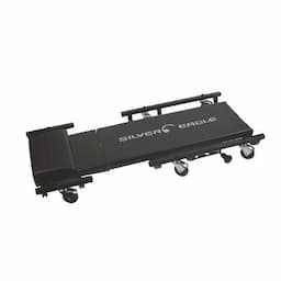 SILVER EAGLE HEAVY-DUTY PADDED MECHANIC CREEPER WITH ADJUSTABLE HEADREST