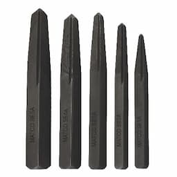 5 PIECE SCREW EXTRACTOR SET