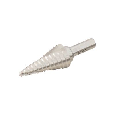 SPIRAL FLUTE STEP DRILL 3/16" - 7/8" 