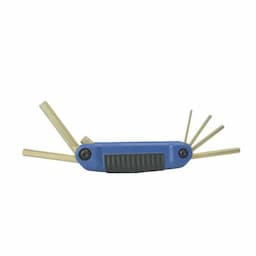 ERGONOMIC FOLDING HEX KEY SET: 6 PIECE METRIC SET - 3 MM - 10 MM