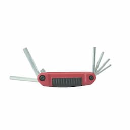 ERGONOMIC FOLDING HEX KEY SET: 6 PIECE SAE SET - 5/32" - 3/8"