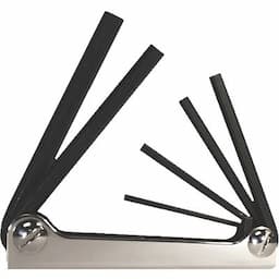 6 PIECE 3-10MM FOLDING HEX KEY SET