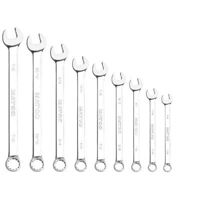 9 PIECE LONG SAE COMBINATION WRENCH SET