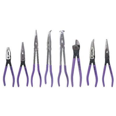 8 PIECE PLIERS SET - PURPLE