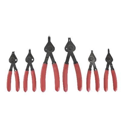 6 PIECE SNAP RING PLIERS SET