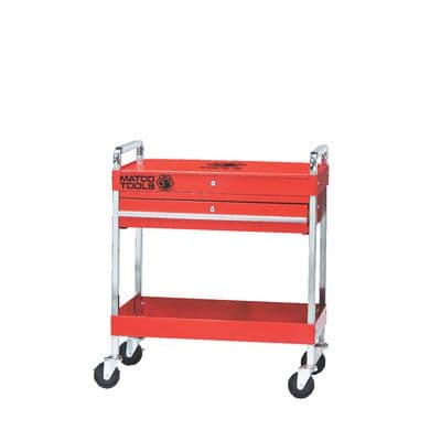 30” x 17” SP8230 SERVICE CART (RED/CHROME)