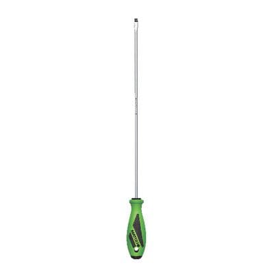 1/4" X 14" SLOTTED  SCREWDRIVER - GREEN