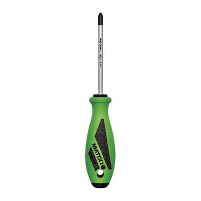1/4" X  4" SCREWDRIVER PHILLIPS P2 - GREEN