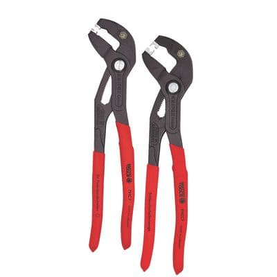 KNIPEX 2 PIECE 7" HOSE/CLICK CLAMP SET