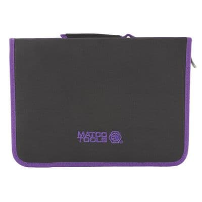 8 PIECE LONG REACH PLIERS SET ZIPPER POUCH - PURPLE
