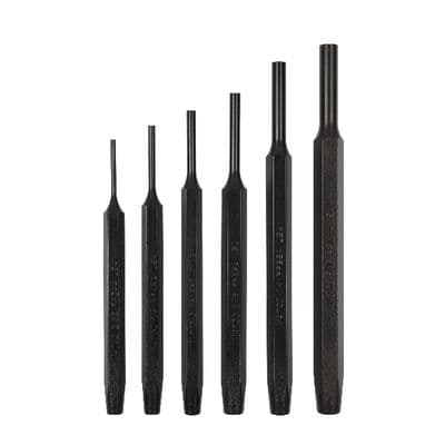 6 PIECE PIN PUNCH SET