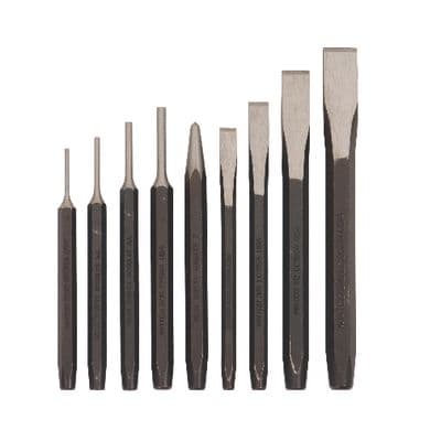 9 PIECE PUNCH & CHISEL SET