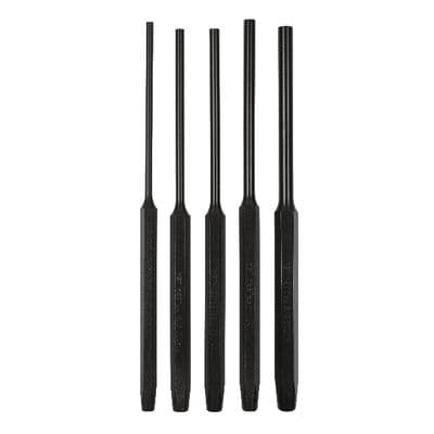 5 PIECE LONG PIN PUNCH SET