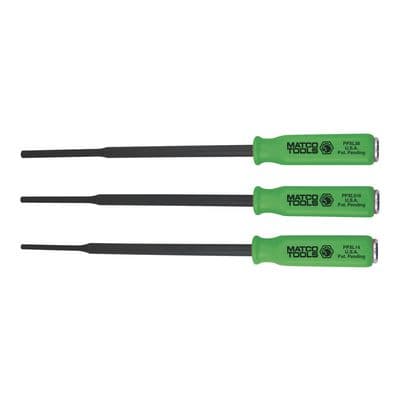 3 PIECE 16" LONG PIN PUNCH SET