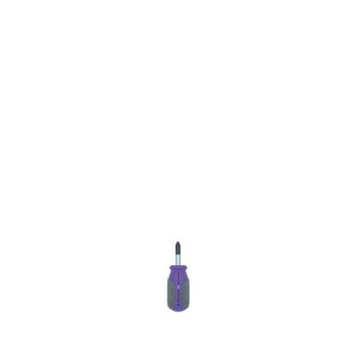 1/4" X  1" STUBBY PHILLIPS P2 - PURPLE