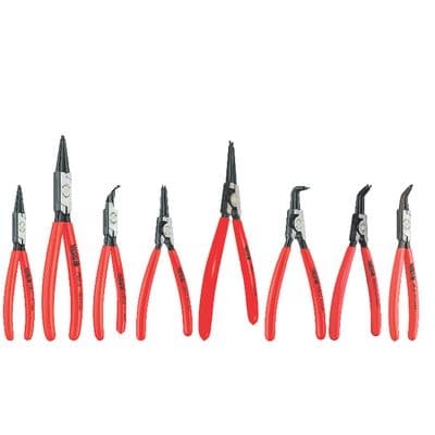 KNIPEX 8 PIECE SNAP RING PLIERS SET