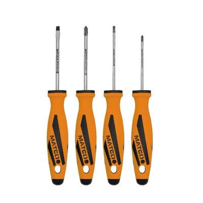 4 PIECE TOP TORQUE II™ PRECISION SCREWDRIVER SET - ORANGE