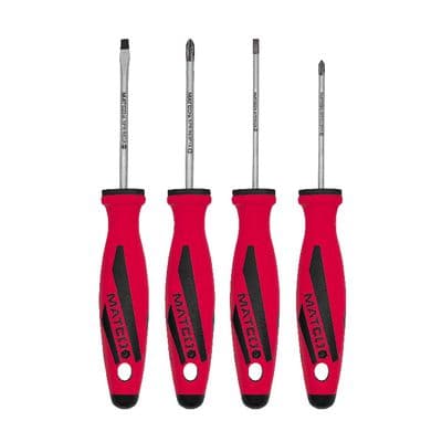 4 PIECE TOP TORQUE II™ PRECISION SCREWDRIVER SET - RED