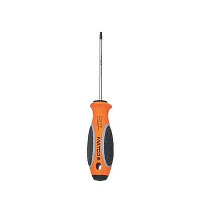3-1/2" X TT10 TAMPER TORX SCREWDRIVER - ORANGE