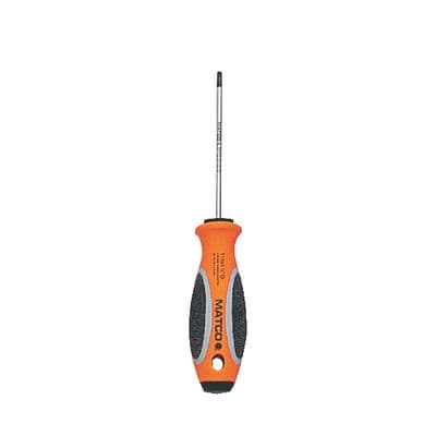 3-1/2" X TT15 TAMPER TORX SCREWDRIVER - ORANGE
