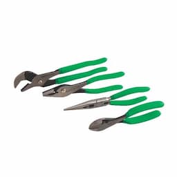 4 PIECE UNIVERSAL PLIERS SET - GREEN