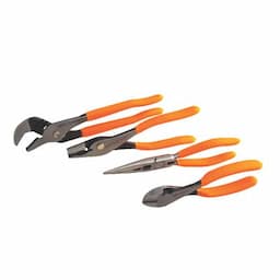 4 PIECE UNIVERSAL PLIERS SET - ORANGE