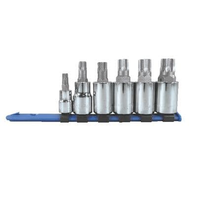 3/8" & 1/2" DRIVE 6 PIECE METRIC TRIPLE SQUARE BIT SOCKET SET