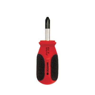 1/4" X  1" STUBBY PHILLIPS P2 - RED