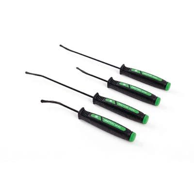 4 PIECE O-RING REMOVER SET - GREEN