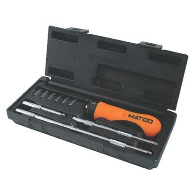 10 PC RATCHETING SCREWDRIVER SET