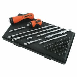 45 PIECE RATCHETING SCREWDRIVER SET