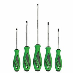 5 PIECE TOP TORQUE II™ SCREWDRIVER SET - GREEN