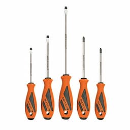 5 PIECE TOP TORQUE II™ SCREWDRIVER SET - ORANGE