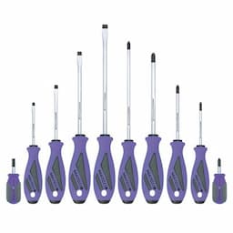 10 PIECE TOP TORQUE II™ SCREWDRIVER SET - PURPLE