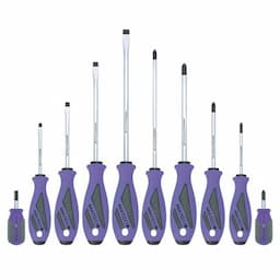 10 PIECE TOP TORQUE II™ SCREWDRIVER SET - PURPLE