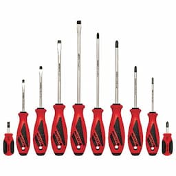 10 PIECE TOP TORQUE II™ SCREWDRIVER SET - RED