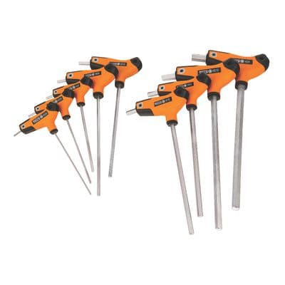 9 PIECE SAE T-HANDLE HEX KEY SET