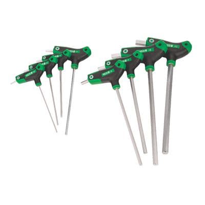 8 PIECE METRIC T-HANDLE HEX KEY SET