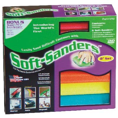 8" 6 PIECE SET SOFT-SANDERS