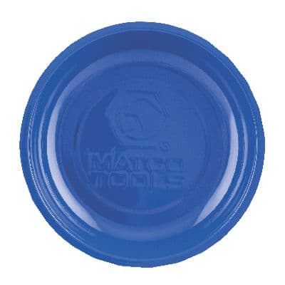 6" ROUND STAINLESS STEEL MAGNETIC PARTS TRAY - BLUE